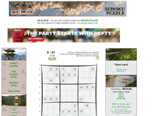Tablet Screenshot of daily-sudoku-puzzle.com